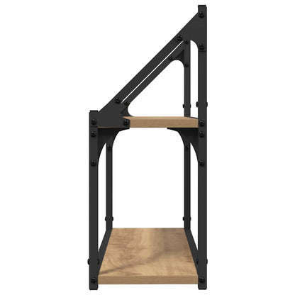 vidaXL Wall Shelf Wall-Mounted Artisan oak 60 x 21 x 51 cm