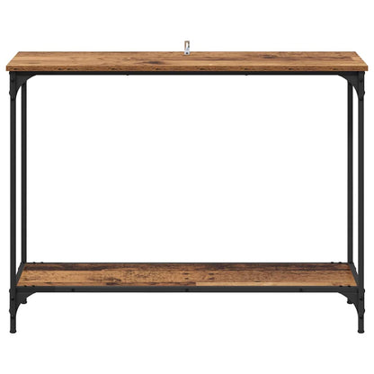 vidaXL Console Table Old wood 101 x 30.5 x 75 cm Engineered wood