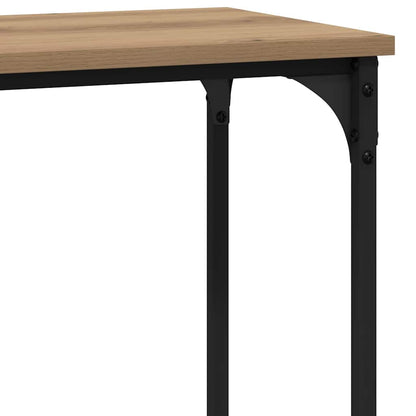 vidaXL Console Table Artisan oak 101 x 30.5 x 75 cm Engineered wood