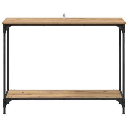 vidaXL Console Table Artisan oak 101 x 30.5 x 75 cm Engineered wood