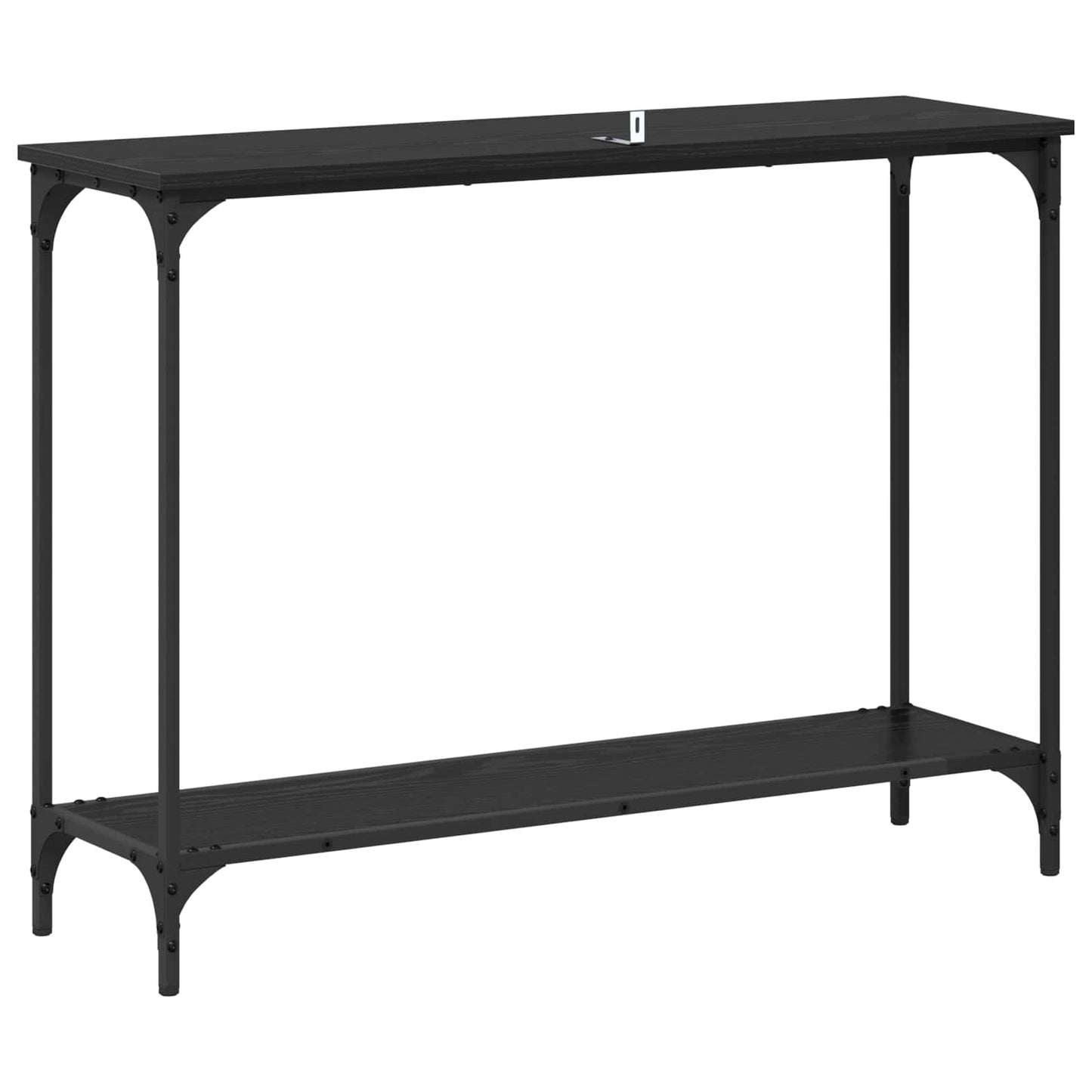 vidaXL Console Table Black oak 101 x 30.5 x 75 cm Engineered wood
