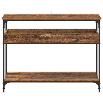 vidaXL Console Table Old wood 100 x 29 x 75 cm Engineered wood