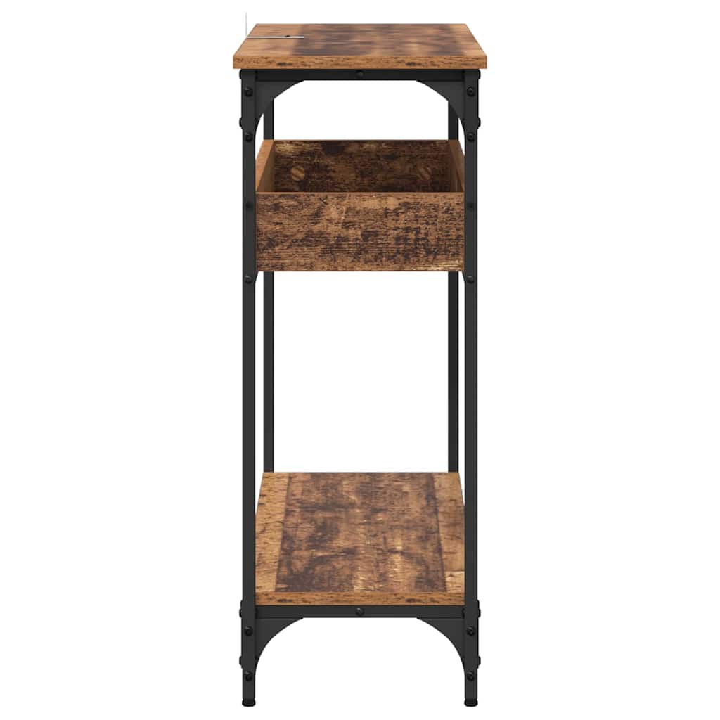 vidaXL Console Table Old wood 100 x 29 x 75 cm Engineered wood