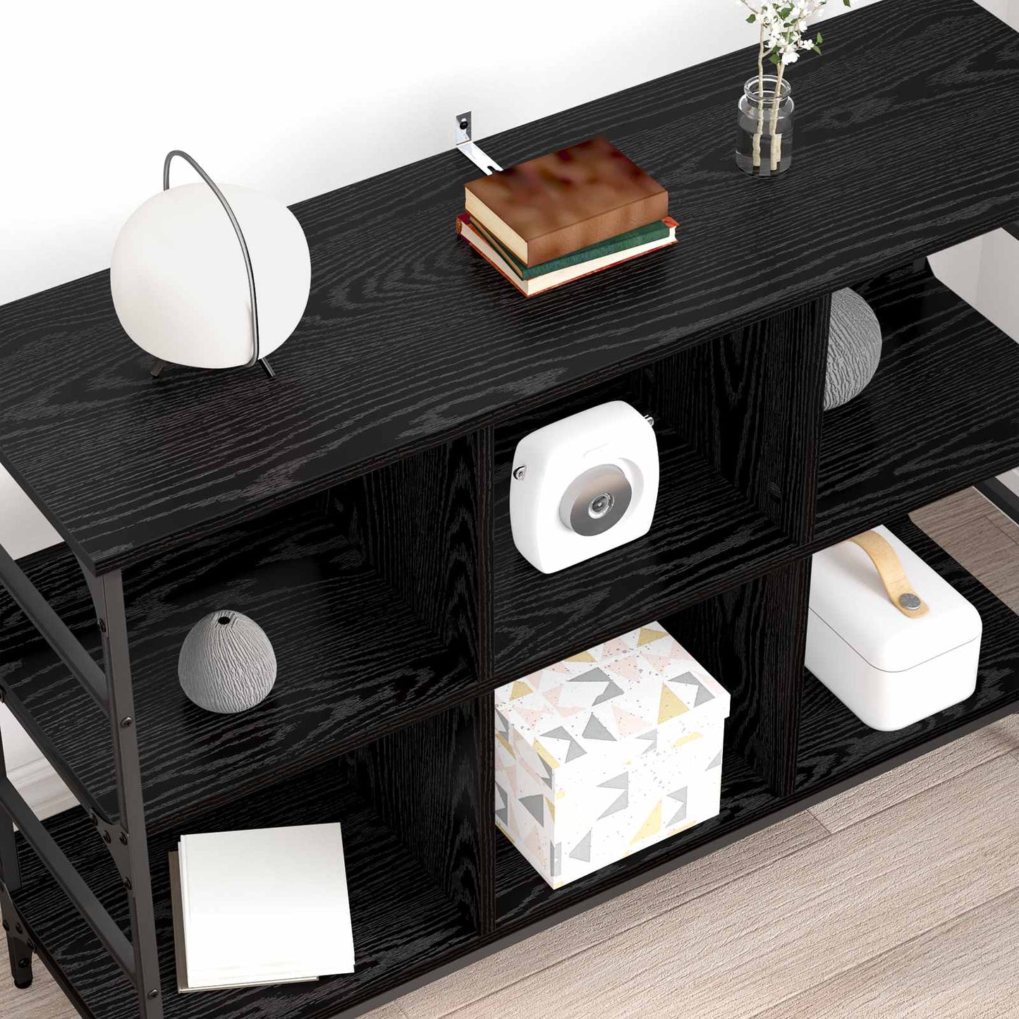vidaXL Sideboard Black Oak 102 x 32 x 73.5 cm