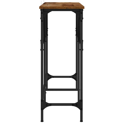 vidaXL Console Table Old Wood 140 x 29 x 75 cm Engineered Wood