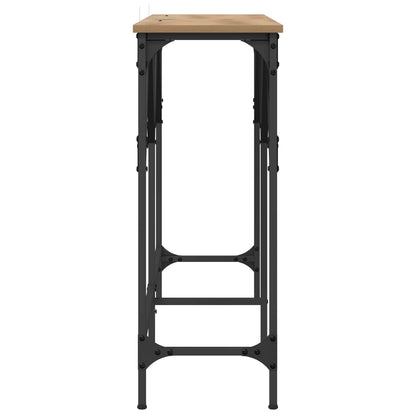 vidaXL Console Table Artisan oak 140 x 29 x 75 cm Engineered Wood