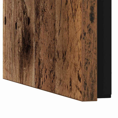vidaXL Coffee Table 3 pcs Old Wood Engineered wood