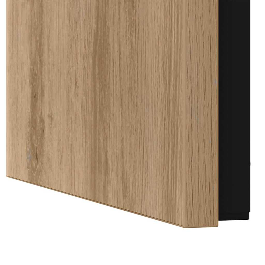 vidaXL Coffee Table 3 pcs Artisan Oak 60 x 35 x 56 cm Engineered wood