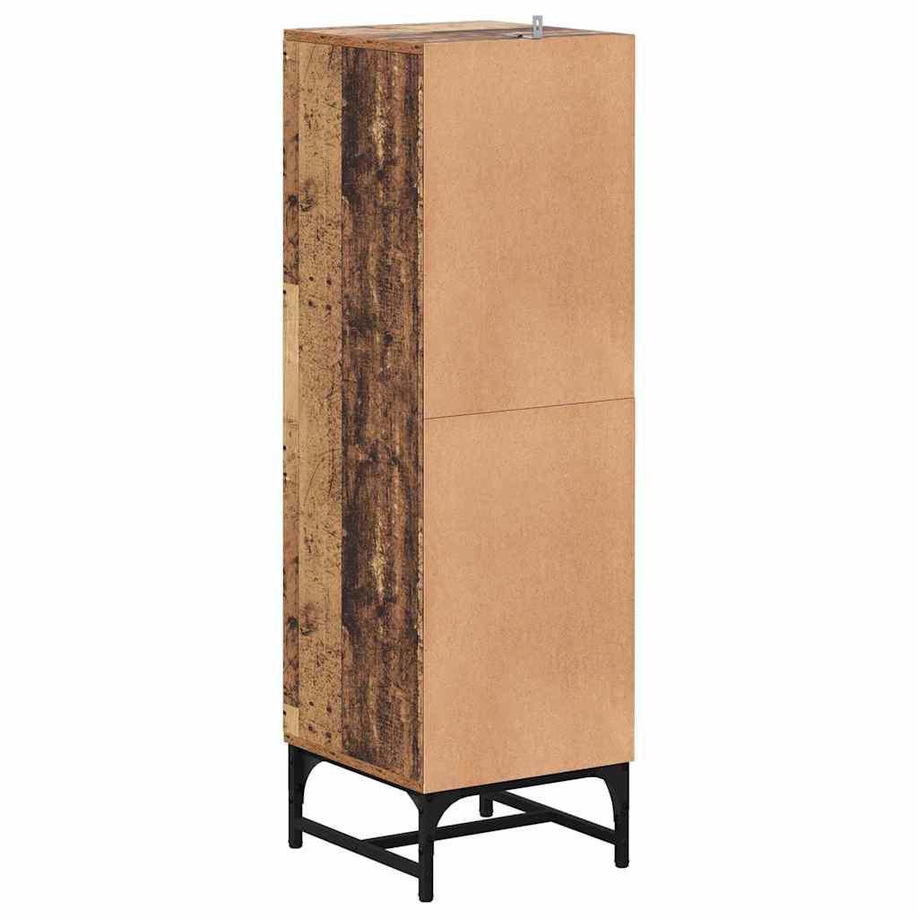 vidaXL Sideboard Old Wood 35 x 37 x 117 cm