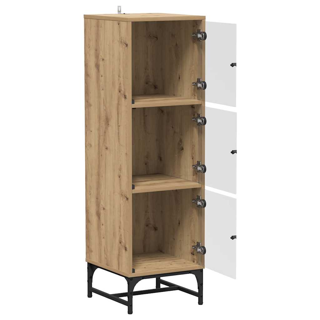 vidaXL Sideboard Artisan Oak 35 x 37 x 117 cm
