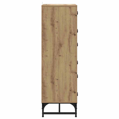 vidaXL Sideboard Artisan Oak 35 x 37 x 117 cm