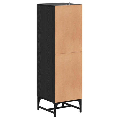 vidaXL Sideboard Black Oak 35 x 37 x 117 cm