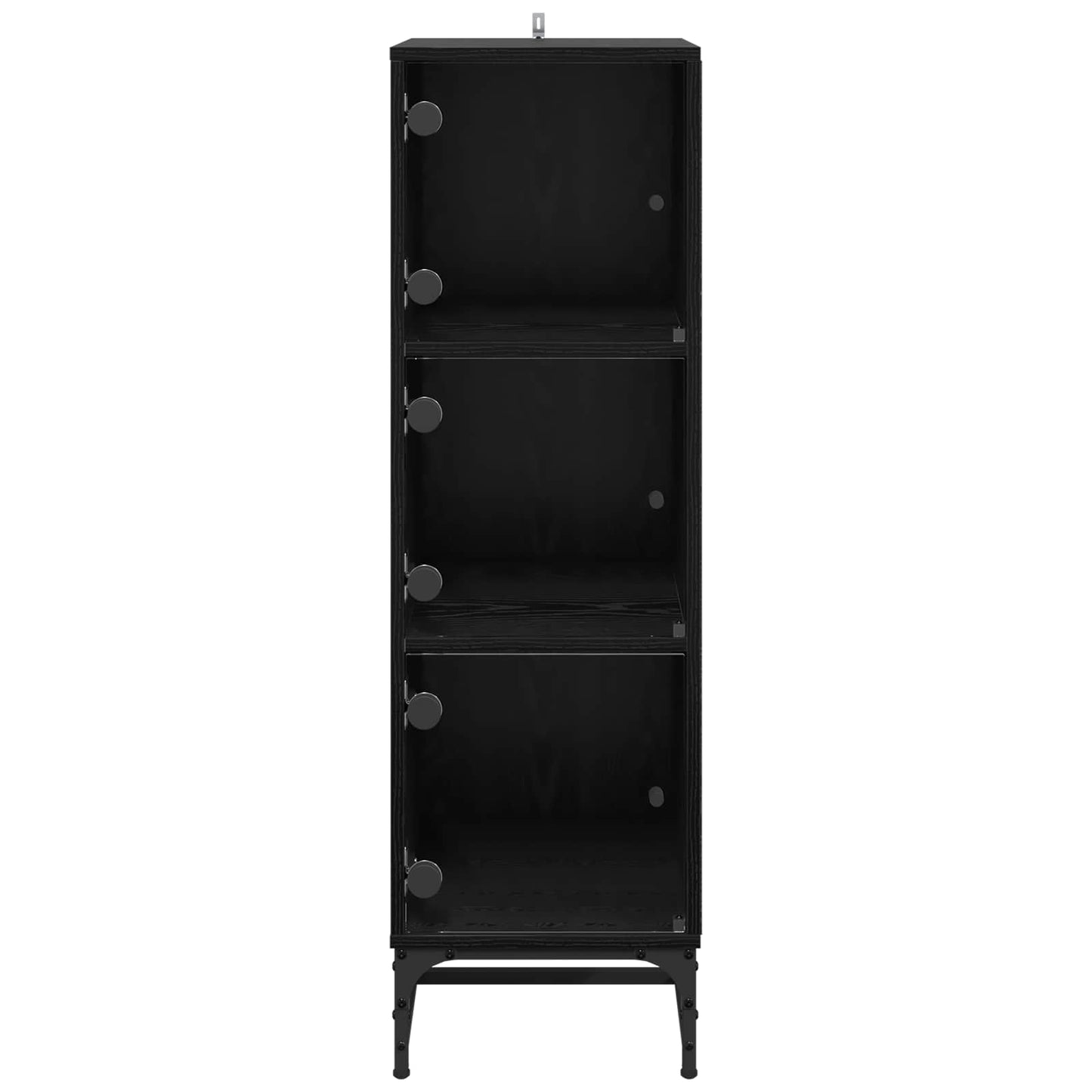 vidaXL Sideboard Black Oak 35 x 37 x 117 cm