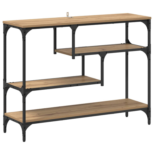 vidaXL Console Table Artisan Oak 100 x 30 x 75 cm Engineered wood