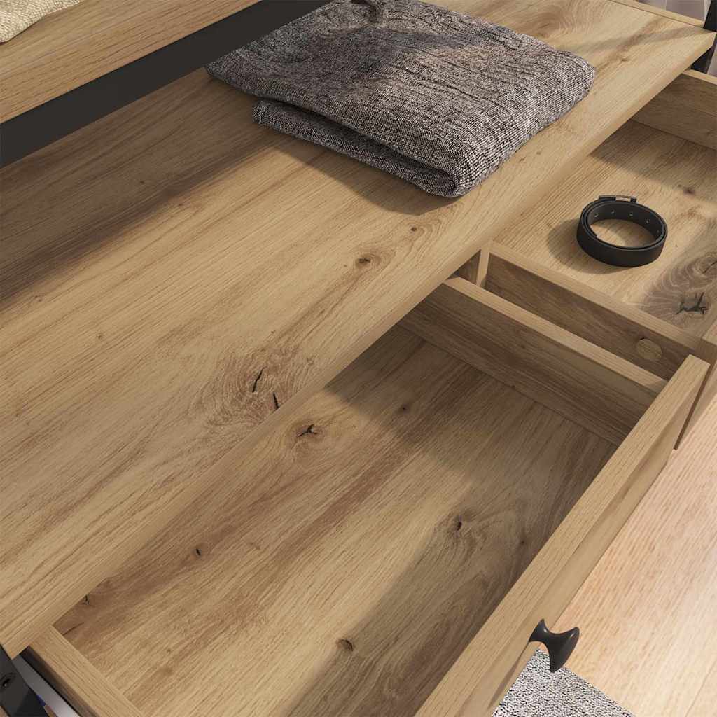vidaXL Wardrobe Artisan oak 89 x 39 x 184.5 cm Engineered wood