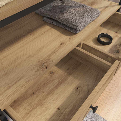 vidaXL Wardrobe Artisan oak 89 x 39 x 184.5 cm Engineered wood