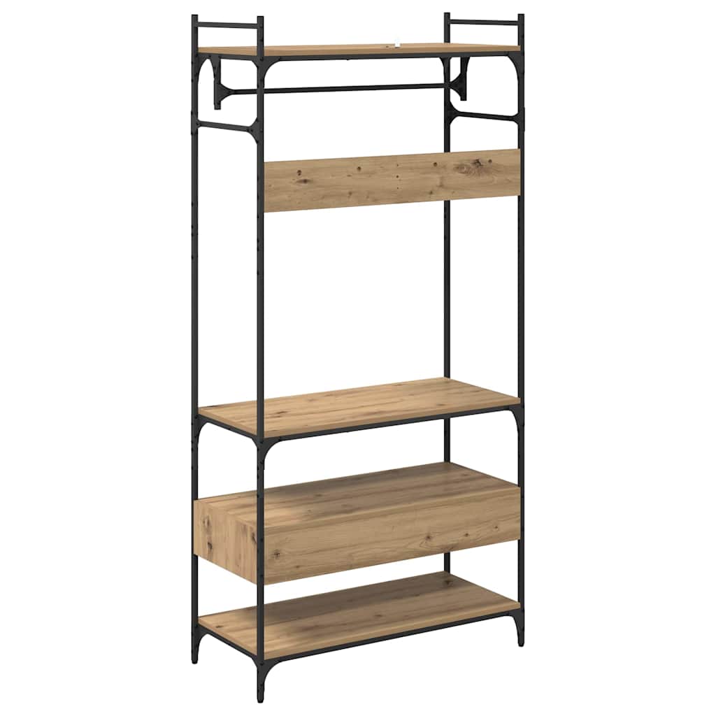 vidaXL Wardrobe Artisan oak 89 x 39 x 184.5 cm Engineered wood
