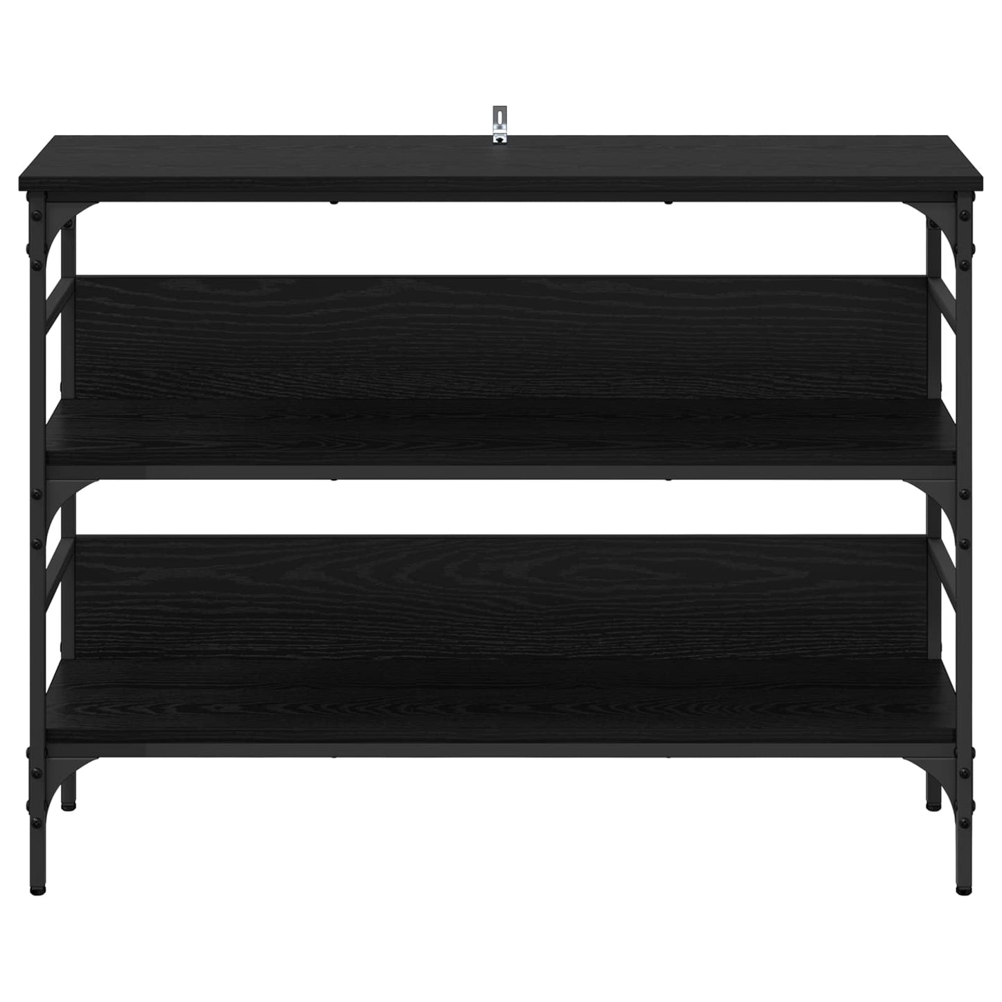 vidaXL Console Table Black oak 100 x 32 x 75 cm Engineered wood