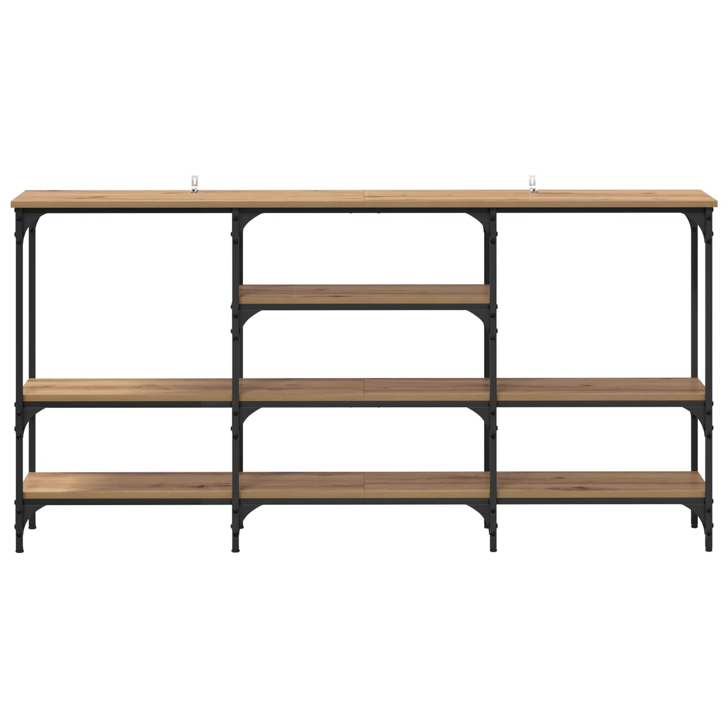vidaXL Console Table Artisan oak 160 x 29 x 80 cm Engineered wood