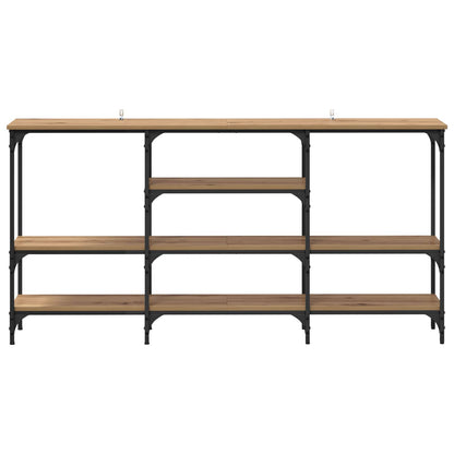 vidaXL Console Table Artisan oak 160 x 29 x 80 cm Engineered wood