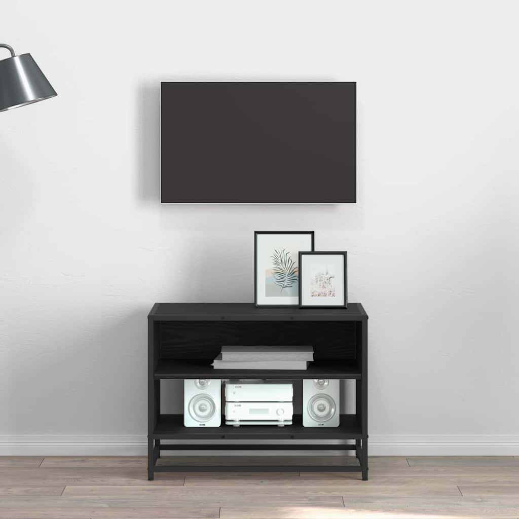 vidaXL TV Units Black Oak 61 x 40 x 46 cm Engineered wood
