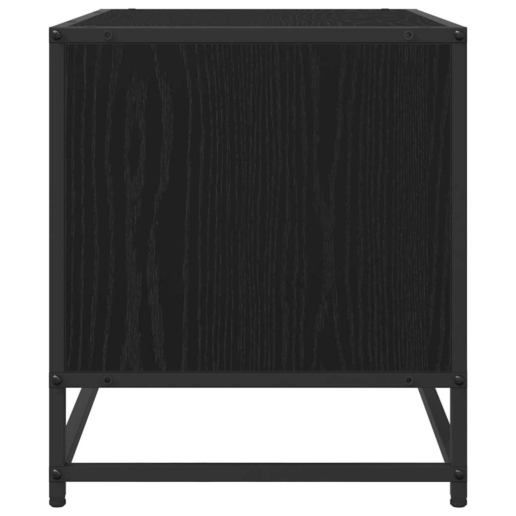 vidaXL TV Units Black Oak 61 x 40 x 46 cm Engineered wood