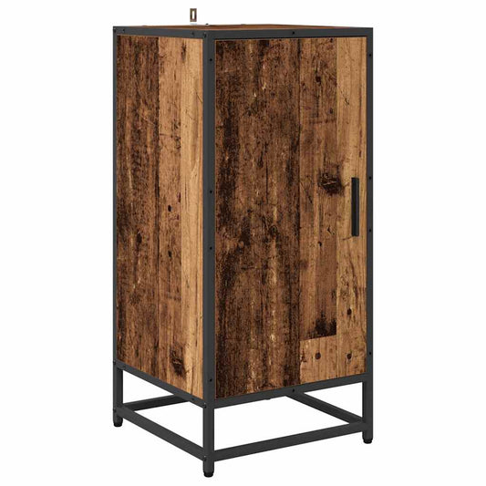 vidaXL Sideboard Old Wood 35.5 x 35 x 76 cm