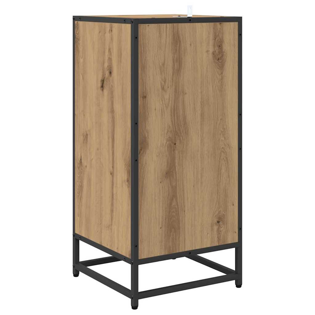 vidaXL Sideboard Artisan Oak 35.5 x 35 x 76 cm