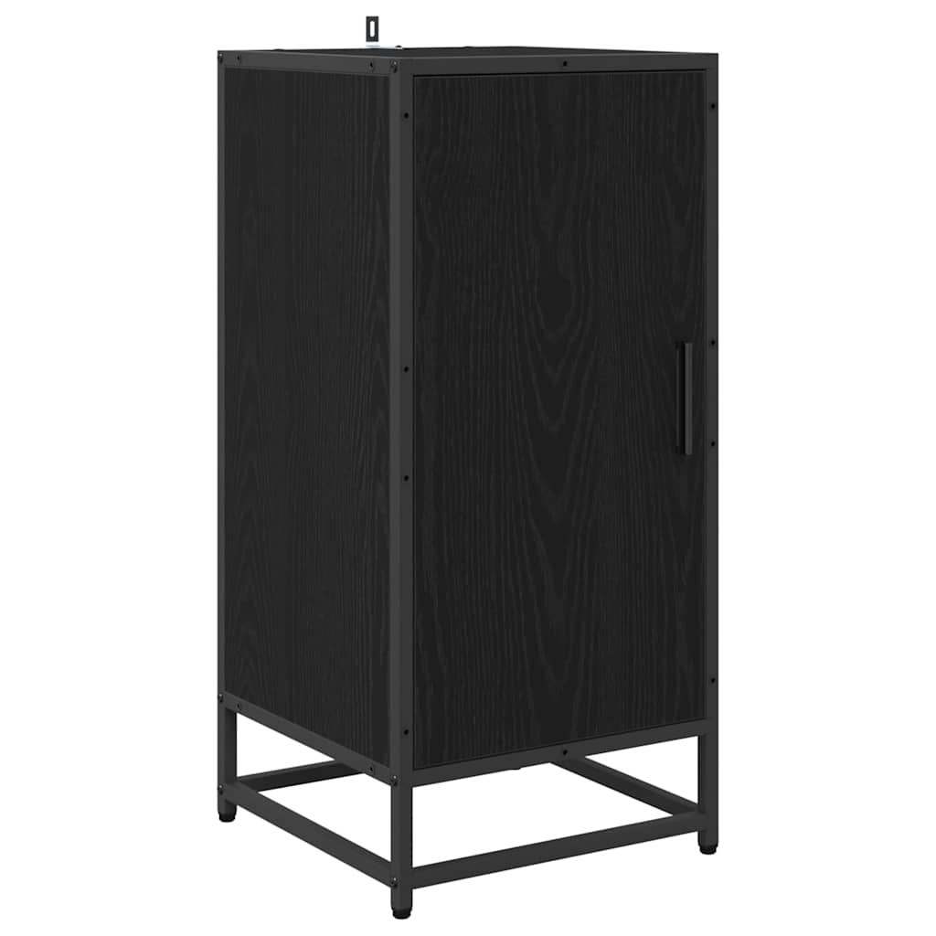 vidaXL Sideboard Black Oak 35.5 x 35 x 76 cm
