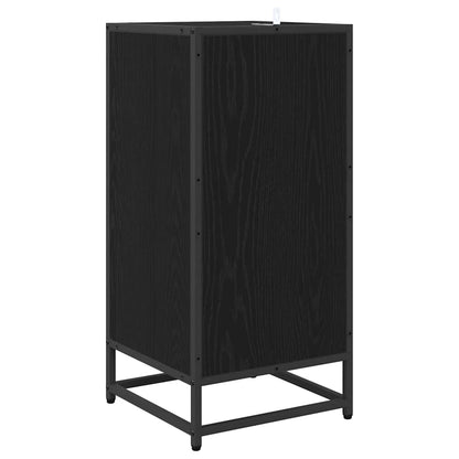 vidaXL Sideboard Black Oak 35.5 x 35 x 76 cm