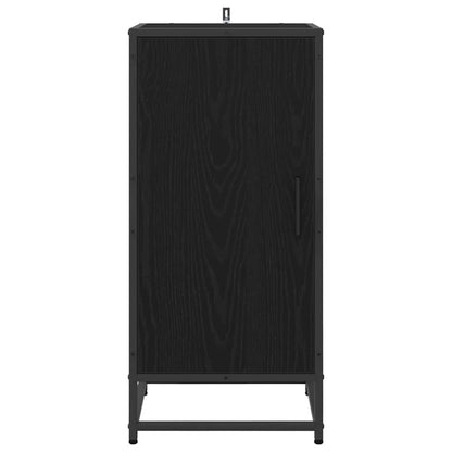 vidaXL Sideboard Black Oak 35.5 x 35 x 76 cm