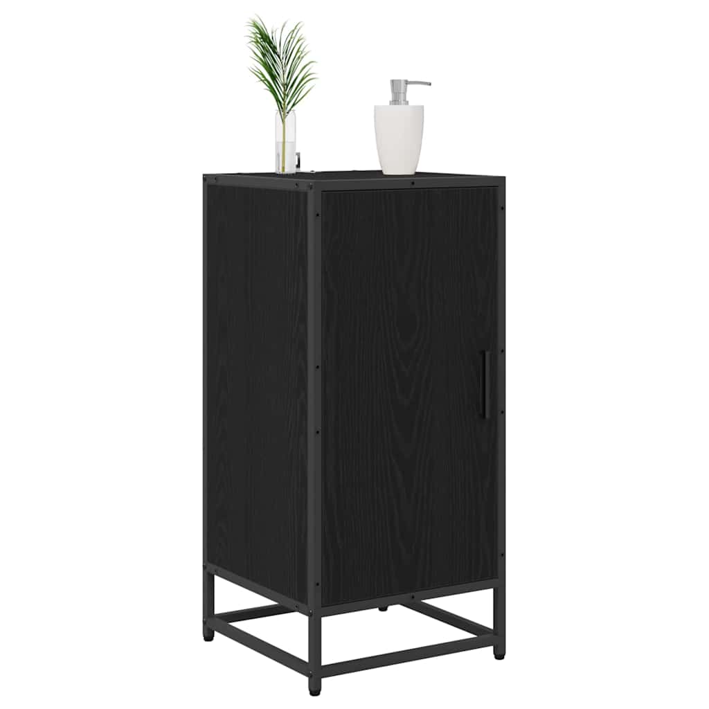 vidaXL Sideboard Black Oak 35.5 x 35 x 76 cm