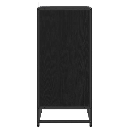 vidaXL Sideboard Black Oak 35.5 x 35 x 76 cm