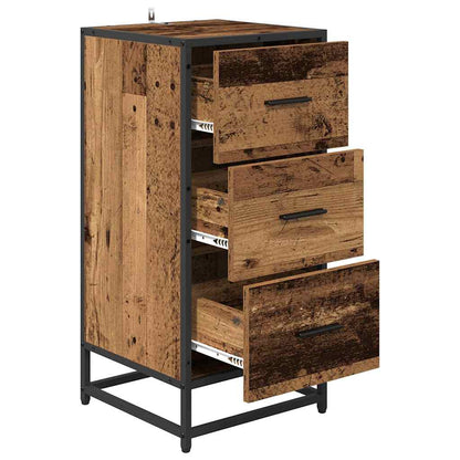 vidaXL Sideboard Old Wood 35.5 x 35 x76 cm