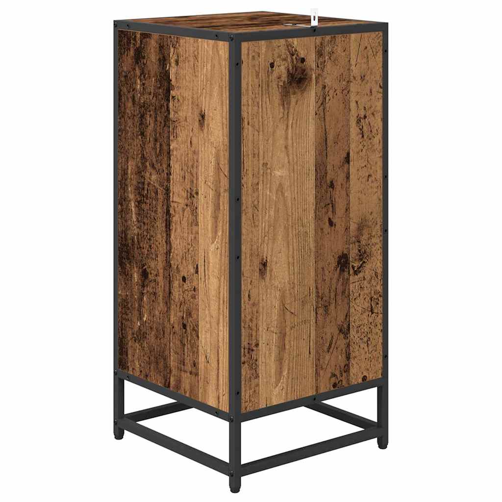 vidaXL Sideboard Old Wood 35.5 x 35 x76 cm