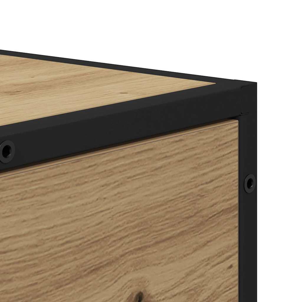 vidaXL Sideboard Artisan Oak 35.5 x 35 x76 cm