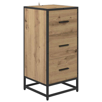 vidaXL Sideboard Artisan Oak 35.5 x 35 x76 cm