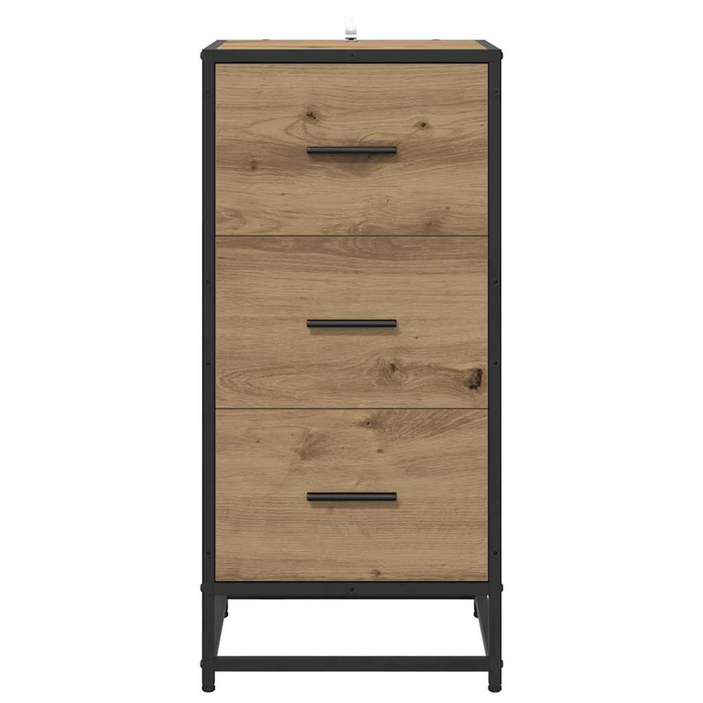 vidaXL Sideboard Artisan Oak 35.5 x 35 x76 cm
