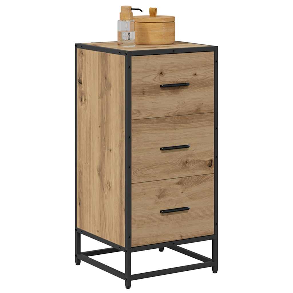 vidaXL Sideboard Artisan Oak 35.5 x 35 x76 cm