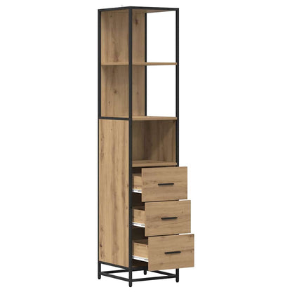 vidaXL Bathroom Furniture Set Artisan Oak 35 x 37.5 x 166 cm