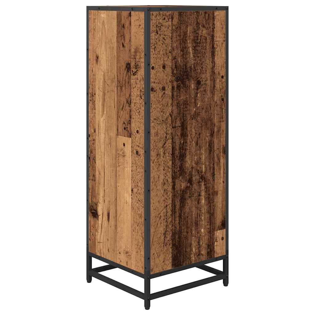 vidaXL Bathroom Furniture Set with Drawer Old Wood 35 x 37.5 x 100 cm