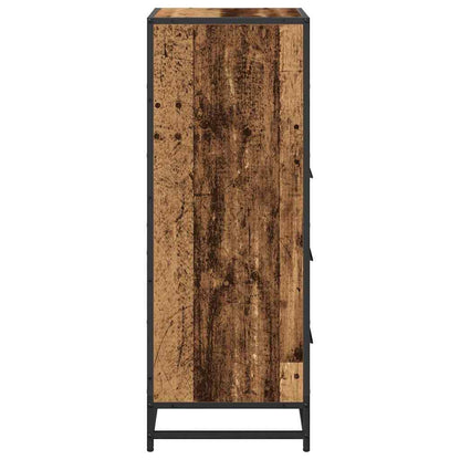 vidaXL Bathroom Furniture Set with Drawer Old Wood 35 x 37.5 x 100 cm