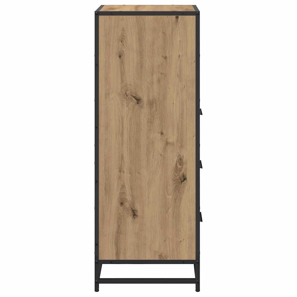 vidaXL Bathroom Furniture Set Artisan Oak 35 x 37.5 x 100 cm