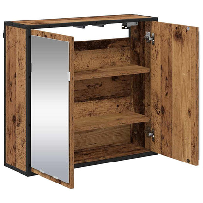 vidaXL Wall Shelf with Shelf Wall-mounted Old Wood 65 x 20 x 60 cm