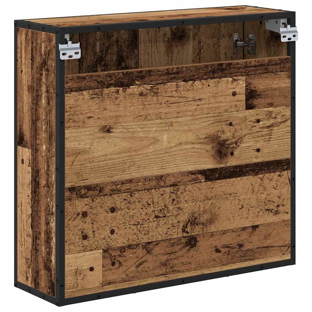 vidaXL Wall Shelf with Shelf Wall-mounted Old Wood 65 x 20 x 60 cm
