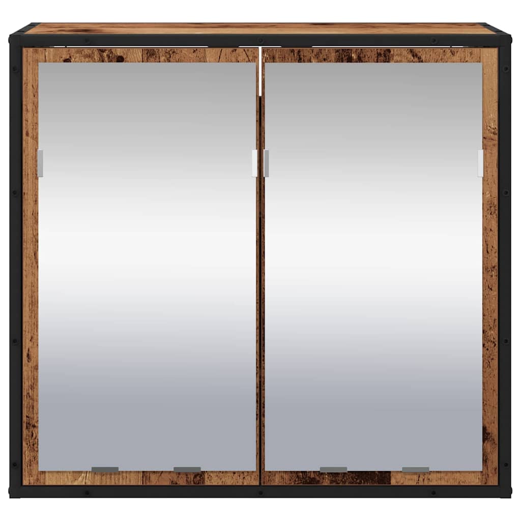 vidaXL Wall Shelf with Shelf Wall-mounted Old Wood 65 x 20 x 60 cm