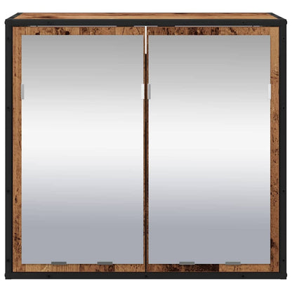 vidaXL Wall Shelf with Shelf Wall-mounted Old Wood 65 x 20 x 60 cm