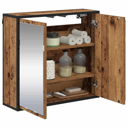 vidaXL Wall Shelf with Shelf Wall-mounted Old Wood 65 x 20 x 60 cm