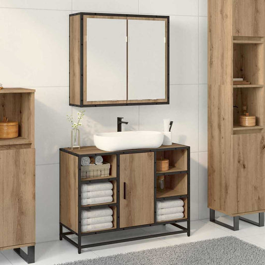 vidaXL Wall Shelf Artisan Oak 65 x 20 x 60 cm