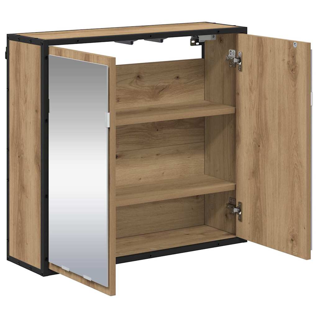 vidaXL Wall Shelf Artisan Oak 65 x 20 x 60 cm